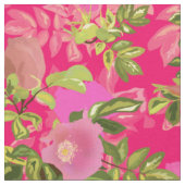 Rosa rosa angesagt, rosa wilde Rose angesagt Stoff (Nahaufnahme)