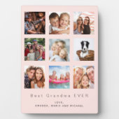 Rosa Rosa Beste Oma Foto Kollektion Fotoplatte (Vorderseite)