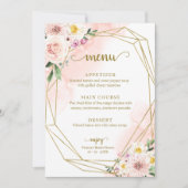 Rosa Rosa Blues Brautparty Einladung (Vorderseite)