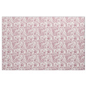 Rosa-Rosa-Blumen-Toile-Muster Stoff (Yard (91,4 cm))