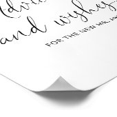 Rosa Rosa Blumenempfehlung und Wünsche für Neugebo Poster (Ecke)