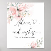 Rosa Rosa Blumenempfehlung und Wünsche für Neugebo Poster (Vorne)