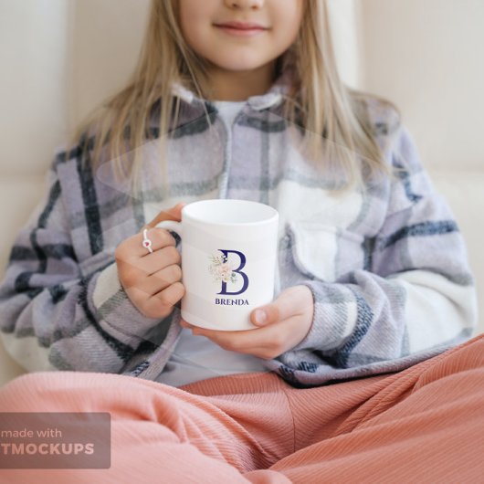 Rosa Rosa Blumenstrauß Tasse