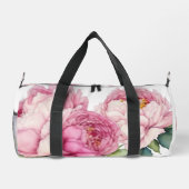 Rosa Rosa Blüten Rosa Rosen Duffle Bag (Rückseite)