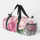 Rosa Rosa Blüten Rosa Rosen Duffle Bag (Rechte Ecke)