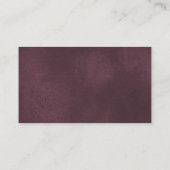 Rosa Rosa Bordeaux-Blume-Gewinnerkarten Begleitkarte (Rückseite)