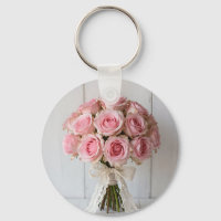 Rosa rosa Bouquet Perlen-Spitze Romantisch