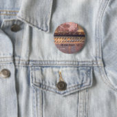 Rosa, rosa, braunes Metall Button (Beispiel)