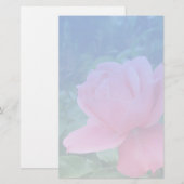 Rosa Rosa Briefpapier (Vorne/Hinten)