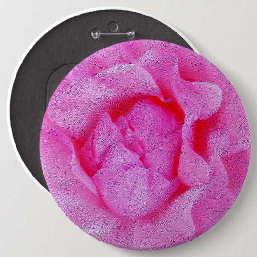 Rosa Rosa Button (Vorne & Hinten)