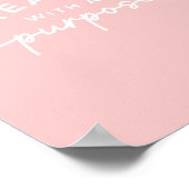 Rosa Rosa Christliches Zitat Poster (Ecke)