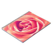 Rosa-Rosa-Druck Notizblock (Linke Seite)