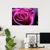 Rosa Rosa-Druck Poster (Heimbüro)