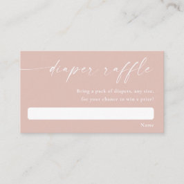 Rosa-Rosa-Dusche, moderne, einfache Mini-Dusche Begleitkarte