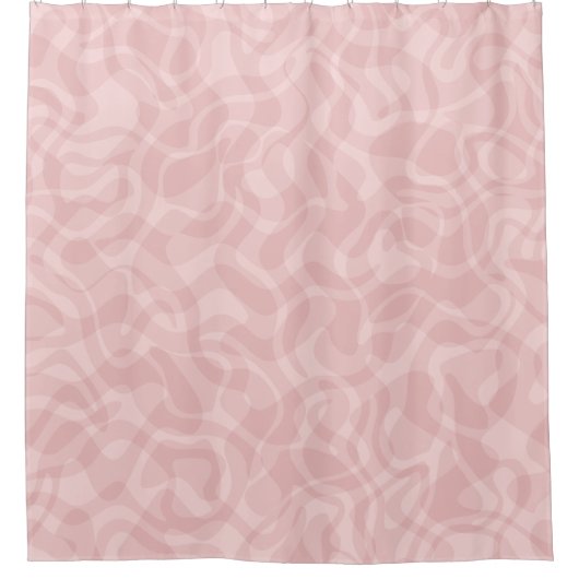 Rosa Rosa Duschvorhang (Vorderseite)