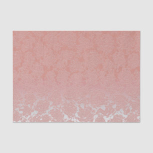 Rosa Rosa Elegantes, kunstvolles Muster Decoupage Seidenpapier