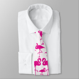 Rosa rosa Flamingos Krawatte