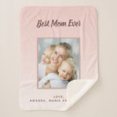 Rosa Rosa-Foto Sherpadecke (Vorderseite)