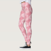 Rosa Rosa Gefärbte Krawatte Dekorative Leggings (Links)