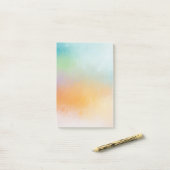 Rosa Rosa Gelb Gelb Grün Lila Blank Post-it Klebezettel (Auf Schreibtisch)