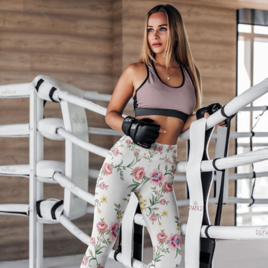 Rosa Rosa Gemustert | LEGGINGS