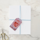 Rosa Rosa Geschenkanhänger (Mit Garn)
