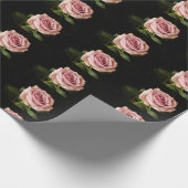 Rosa Rosa Geschenkpapier (Ecke)