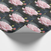 Rosa Rosa Geschenkpapier (Ecke)