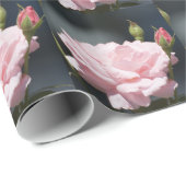 Rosa Rosa Geschenkpapier (Rolleneckpunkt)