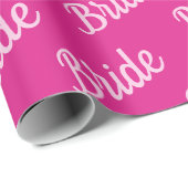 Rosa Rosa Geschenkpapier (Rolleneckpunkt)