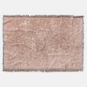 Rosa Rosa-Glitzer-Marmor Decke (Vorderseite)