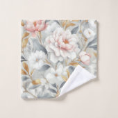 Rosa-Rosa-Gold, elegant Badhandtuch Set (Waschlappen)