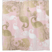 Rosa Rosa-Goldmedaille Duschvorhang (Vorderseite)