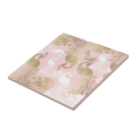 Rosa Rosa-Goldmedaille Fliese (Seite)