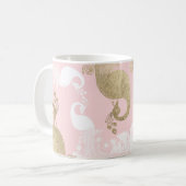 Rosa Rosa-Goldmedaille Kaffeetasse (Vorderseite Links)
