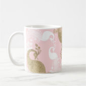 Rosa Rosa-Goldmedaille Kaffeetasse (Links)