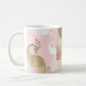 Rosa Rosa-Goldmedaille Kaffeetasse (Links)