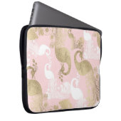 Rosa Rosa-Goldmedaille Laptopschutzhülle (Vorne Rechts)