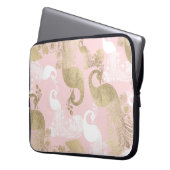 Rosa Rosa-Goldmedaille Laptopschutzhülle (Vorderseite Links)