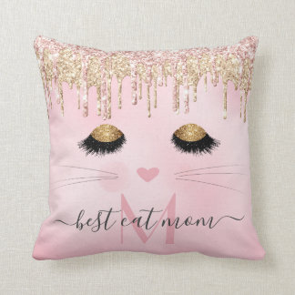 Rosa Rosa Goldmedaille Mama Monogram Kissen