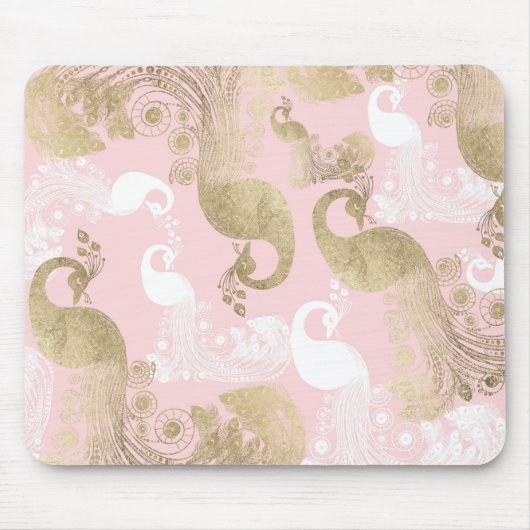 Rosa Rosa-Goldmedaille Mousepad (Vorne)