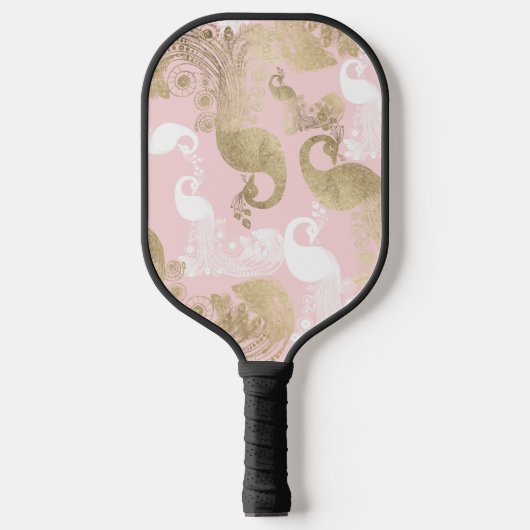 Rosa Rosa-Goldmedaille Pickleball Schläger (Vorderseite)