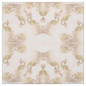 Rosa Rosa-Goldmedaille Stoff (Muster)