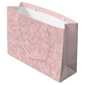 Rosa Rosa Große Geschenktüte (Rückseite Schrägansicht)