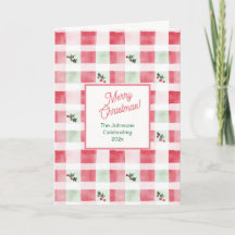 Rosa Rosa Grün Weihnachts Retro Muster