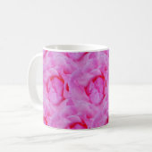 Rosa Rosa Kaffeetasse (Vorderseite Links)