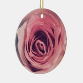 Rosa Rosa Keramik Ornament (Rechts)