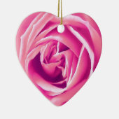 Rosa Rosa Keramik Ornament (Rechts)