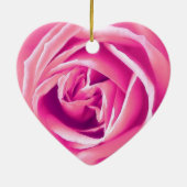 Rosa Rosa Keramik Ornament (Hinten)
