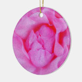 Rosa Rosa Keramik Ornament (Links)